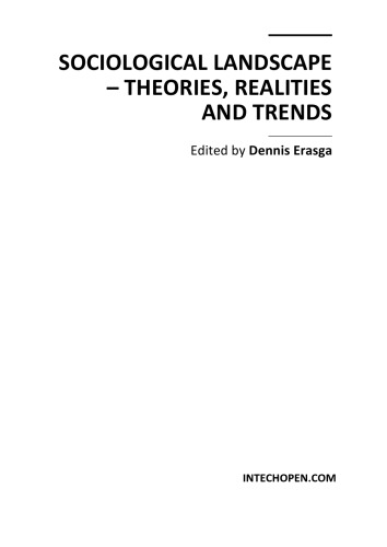 Sociological Landscape Theories Realities And Trends D Erasga