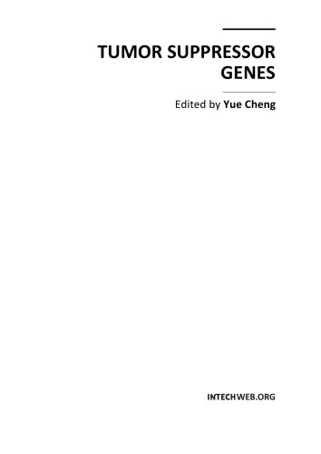 Tumor Suppressor Genes Y Cheng