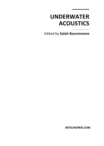 Underwater Acoustics S Bourennane