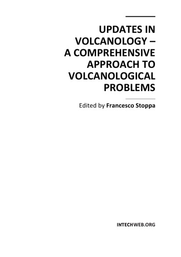 Updates In Volcanology A Comprehensive Appr To Volcanological Probs F Stoppa