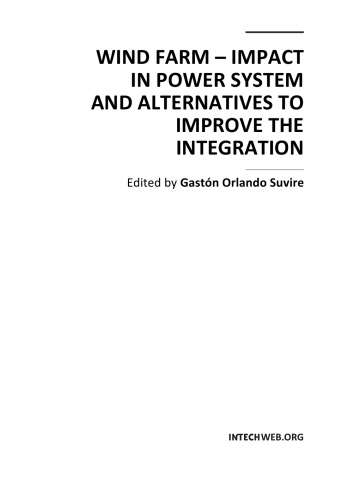 Wind Farm Impact In Power System And Alternatives G Suvire