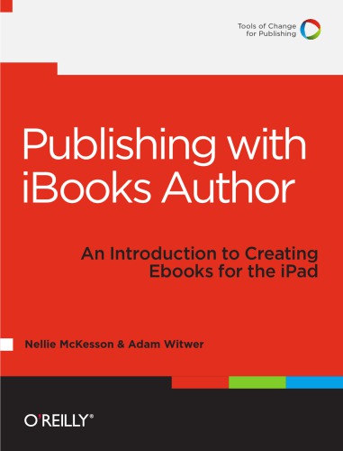 Publishing With Ibooks Author An Intro To Creating Ebooks For The Ipad N Mckesson