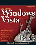 Alan Simpsons Windows Vista Bible Alan Simpson Todd Meister