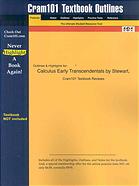 Cram101 Textbook Outlines To Accompany Calculus Early Transcendentals 4th Ed Stewart