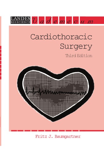 Cardiothoracic Surgery Fritz J Baumgartner