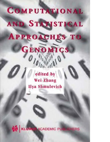 Computational And Statistical Approaches To Genomics Wei Zhang Ilya Shmulevich