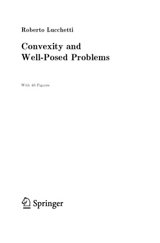 Convexity And Wellposed Problems R Lucchetti