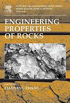 Engineering Properties Of Rocks Lianyang Zhang Eds