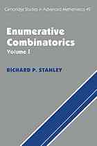 Enumerative Combinatorics Volume 1 1 Reprinted 2002 Richard P Stanley