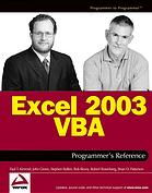 Excel 2003 Vba Programmers Reference Paul Kimmel Et Al