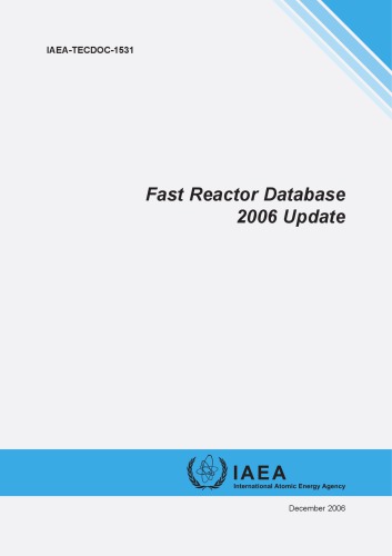 Fast Reactor Database 2006 Update International Atomic Energy Agency