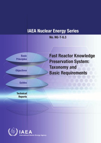 Fast Reactor Knowledge Preservation System Taxonomy And Basic Requirements International Atomic Energy Agency
