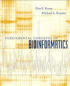Fundamental Concepts Of Bioinformatics Dan E Krane Michael L Raymer