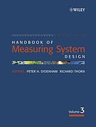 Handbook Of Measuring System Design 3 Vols P H Sydenham Richard Thorn