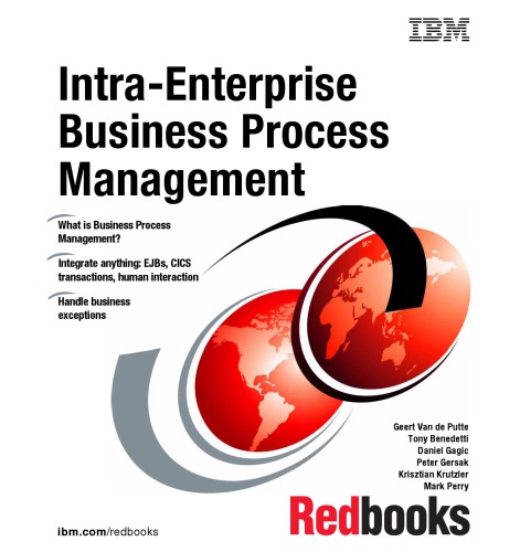 Intraenterprise Business Process Management Ibm Redbooks