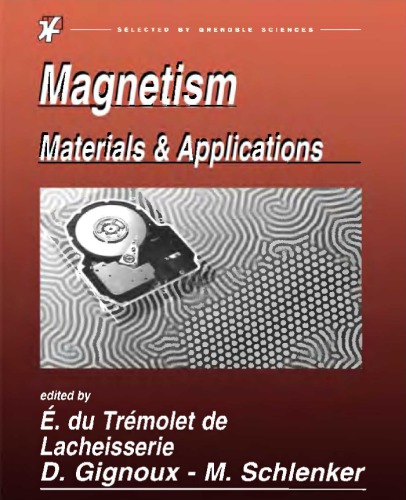 Magnetism Vol 2 Materials And Applications Etienne Du Tremolet De Lacheisserie D Gignoux M Schlenker