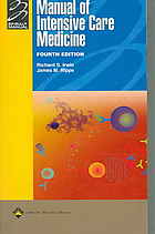 Manual Of Intensive Care Medicine 5th Ed Richard S Irwin James M Rippe