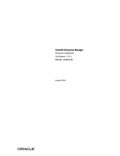 Oracle Enterprise Manager Cloud Control 12c Managing Data Center Chaos Porus Homi Havewala