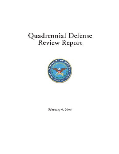 Quadrennial Defense Review Report Donald Rumsfeld United States Dept Of Defense