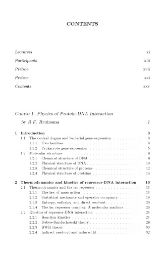 Physics Of Proteindna Interaction R F Bruinsma