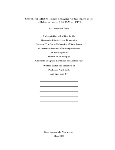 Search For Neutral Mssm Higgs Bosons Decaying To Tausuptausup Pairs In Protonproton Collisions At Quaare Root S 7 Tev With The Atlas Detector G Aad Vladimir Cindro Maksym Deliyergiyev Irena Dolenc Andrej Filipcic Et Al All Authors