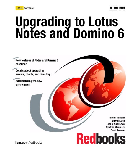Upgrading To Lotus Notes And Domino 6 Tommi Tulisalo Et Al