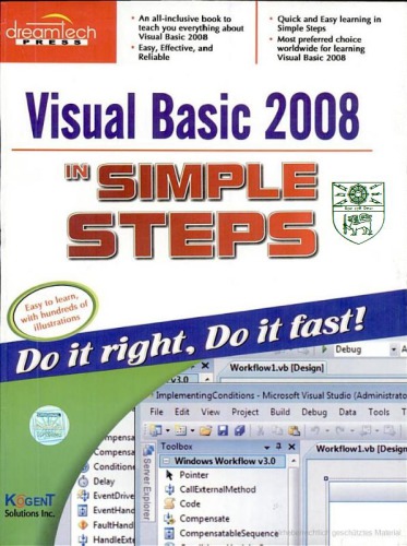 Visual Basic 2008 In Simple Steps Kogent Learning Solutions Inc