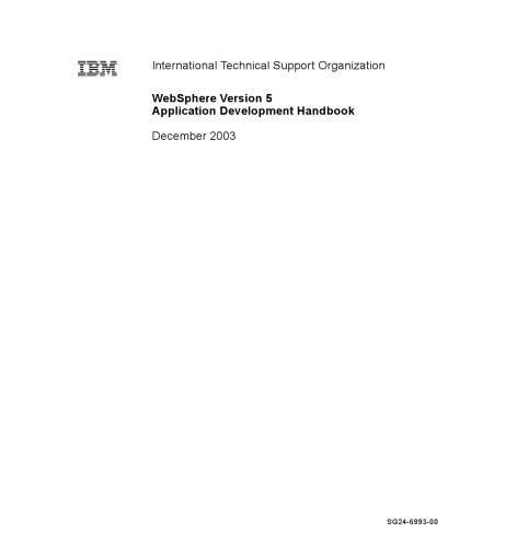 Websphere Version 51 Application Developer 511 Web Services Handbook Ueli Wahli Et Al