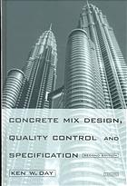 Concrete Mix Design Quality Control And Specification 3rd Ed Ken W Day