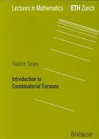 Introduction To Combinatorial Torsions V G Turaev