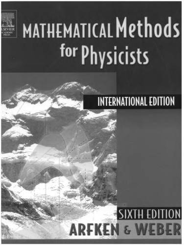 Mathematical Methods For Physicists 6th Ed George B Arfken