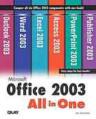 Microsoft Office 2003 Allinone Joseph W Habraken