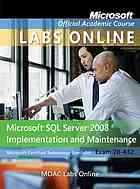 Microsoft Sql Server 2008 Implementation And Maintenance 70432 Dave Owen Wayne Boyer John Kane