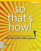 So Thats How Timesavers Breakthroughs Everyday Genius For 2007 Microsoft Office System Evan Archilla Tiffany Songvilay