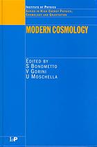 Modern Cosmology S Bonometto V Gorini Ugo Moschella