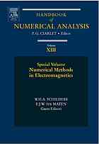 Numerical Methods In Electromagnetics W H A Schilders E J W Ter Maten