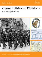 German Airborne Divisions Blitzkrieg 194041 Bruce Quarrie Duncan Anderson
