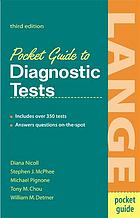 Pocket Guide To Diagnostic Tests 4th Ed Diana Nicoll Et Al