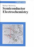 Semiconductor Electrochemistry Rudiger Memming
