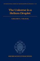 The Universe In A Helium Droplet G E Volovik