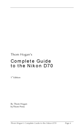 Thom Hogans Complete Guide To The Nikon D2x And D2xs Thom Hogan