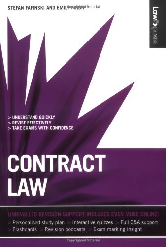 Contract Law Revised Stefan Fafinski Emily Finch