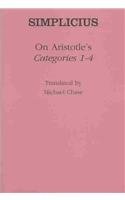 Simplicius On Aristotles Categories Simplicius Chase Michael