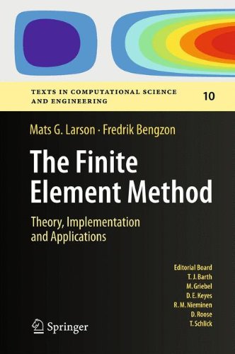 The Finite Element Method Theory Implementation And Applications 2013th Edition Mats G Larson
