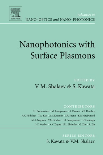 Nanophotonics With Surface Plasmons 1 Ed Satoshi Kawata Vladimir M Salaev