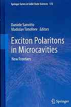 Exciton Polaritons In Microcavities New Frontiers 1st Edition Fabrice P Laussy Auth