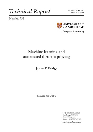 Machine Learning And Automated Theorem Proving Phd Thesis Bridge