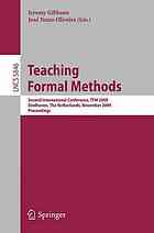 Teaching Formal Methods Second International Conference Tfm 2009 Eindhoven The Netherlands November 26 2009 Proceedings 1st Edition Jeffrey Kramer Auth
