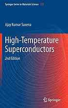 Hightemperature Superconductors 2nd Edition Ajay Kumar Saxena Auth