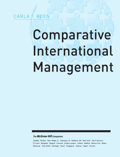 Comparative International Management Carla Koen Kate Mason